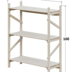 Стеллаж Конструктор Арт.С1000-1 в Белоярском - beloyarskiy.mebel24.online | фото 2