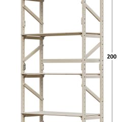 Стеллаж Конструктор Арт.СR2000-1 в Белоярском - beloyarskiy.mebel24.online | фото 2