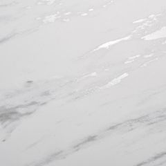 Стол BELLUNO 160 MARBLES KL-99 Белый мрамор матовый, итальянская керамика/ белый каркас, ®DISAUR в Белоярском - beloyarskiy.mebel24.online | фото 9