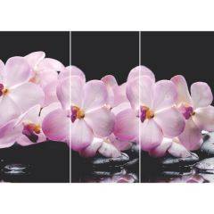 Стол Бостон-3 (Розовая Орхидея) 1100/1420*700, опора Брифинг в Белоярском - beloyarskiy.mebel24.online | фото 2