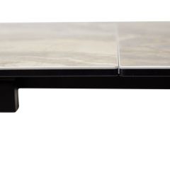 Стол IVAR 180 MARBLES KL-80 Серый мрамор, итальянская керамика, ®DISAUR в Белоярском - beloyarskiy.mebel24.online | фото 2