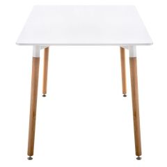 Стол деревянный Table 120 white / wood в Белоярском - beloyarskiy.mebel24.online | фото 4