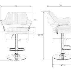 Стул барный DOBRIN CHARLY LM-5019 (красный) в Белоярском - beloyarskiy.mebel24.online | фото 2