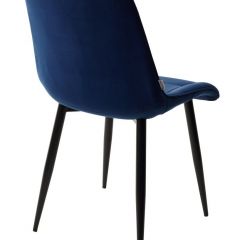 Стул CHIC BLUVEL-86 NAVY BLUE / черный каркас М-City в Белоярском - beloyarskiy.mebel24.online | фото 3