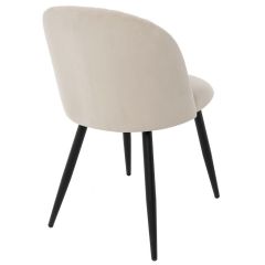 Стул на металлокаркасе Gabi 1 beige / black в Белоярском - beloyarskiy.mebel24.online | фото 4