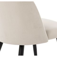 Стул на металлокаркасе Gabi 1 beige / black в Белоярском - beloyarskiy.mebel24.online | фото 7