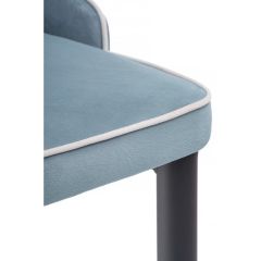 Стул на металлокаркасе Kora 1 light blue / white / black в Белоярском - beloyarskiy.mebel24.online | фото 7