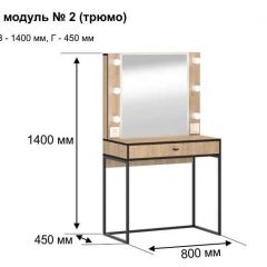 Трюмо "Берген 2" в Белоярском - beloyarskiy.mebel24.online | фото 5