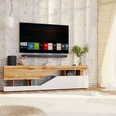 Тумба под ТВ НКМ Дубай секция №4 в Белоярском - beloyarskiy.mebel24.online | фото 3