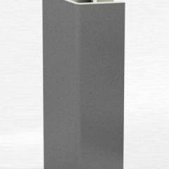 Угловое соединение для цоколя 135 гр. h150 мм (Алюминий, Белый, Черный, Сономаый) в Белоярском - beloyarskiy.mebel24.online | фото