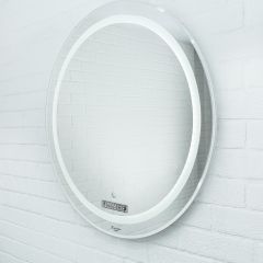 Зеркало Gia 75 white с подсветкой Sansa (SGa1044Z) в Белоярском - beloyarskiy.mebel24.online | фото 2