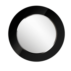 Зеркало круглое черный (РМ/02) в Белоярском - beloyarskiy.mebel24.online | фото 1