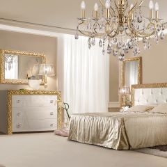 Зеркало Тиффани Premium слоновая кость/золото (ТФ/01(П) в Белоярском - beloyarskiy.mebel24.online | фото 2