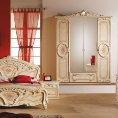 Зеркало в раме (01.150) Роза (беж) в Белоярском - beloyarskiy.mebel24.online | фото 2