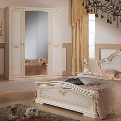 Зеркало в раме к кровати 1600 (08.150) Ирина (беж) в Белоярском - beloyarskiy.mebel24.online | фото 2