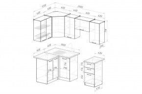 АСАЯ Кухонный гарнитур Оптима 5 (1200*2000 мм) в Белоярском - beloyarskiy.mebel24.online | фото 2