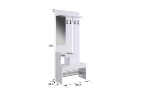 БАСКО Прихожая К10 (кашемир) в Белоярском - beloyarskiy.mebel24.online | фото 3