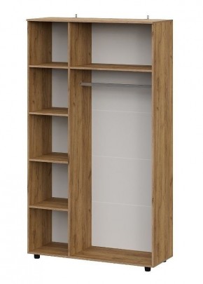 БАЙКАЛ Шкаф трехстворчатый (Графит/Дуб золотой) в Белоярском - beloyarskiy.mebel24.online | фото 2