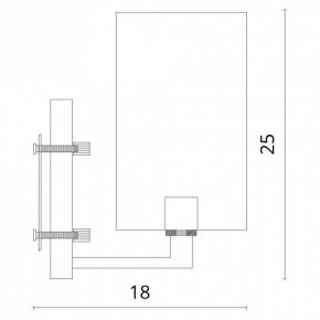 Бра Divinare Porta 5933/01 AP-1 в Белоярском - beloyarskiy.mebel24.online | фото 3