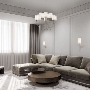 Бра Eurosvet Abbey 60164/1 никель в Белоярском - beloyarskiy.mebel24.online | фото 2