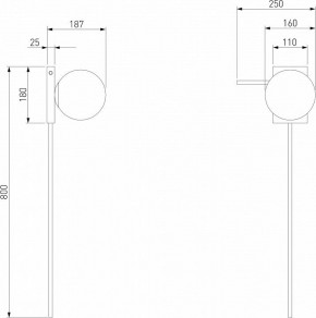 Бра Eurosvet Fredo 40033/1 золото в Белоярском - beloyarskiy.mebel24.online | фото 3