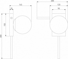 Бра Eurosvet Fredo 40036/1 латунь в Белоярском - beloyarskiy.mebel24.online | фото 4