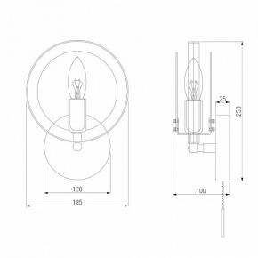 Бра Eurosvet Gallo 70121/1 белый в Белоярском - beloyarskiy.mebel24.online | фото 3