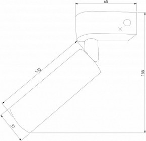Бра Eurosvet Pitch 20143/1 LED титан в Белоярском - beloyarskiy.mebel24.online | фото 3