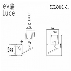 Бра EVOLUCE Denice SLE300101-01 в Белоярском - beloyarskiy.mebel24.online | фото 7