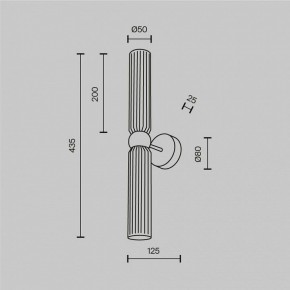 Бра Maytoni Antic MOD302WL-02GR1 в Белоярском - beloyarskiy.mebel24.online | фото 4