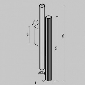 Бра Maytoni Calipso C082WL-24W2.7K-B в Белоярском - beloyarskiy.mebel24.online | фото 5