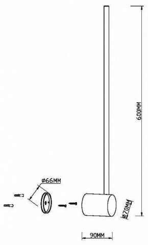 Бра Maytoni Light stick MOD237WL-L6BS3K в Белоярском - beloyarskiy.mebel24.online | фото 4