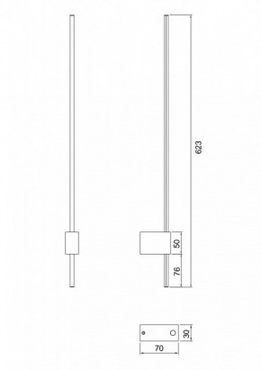 Бра Maytoni Pars C070WL-L6GB3K в Белоярском - beloyarskiy.mebel24.online | фото 3