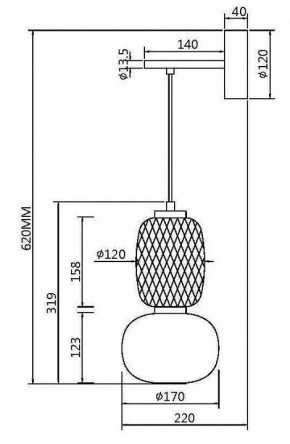 Бра Maytoni Pattern MOD267WL-L18G3K в Белоярском - beloyarskiy.mebel24.online | фото 4