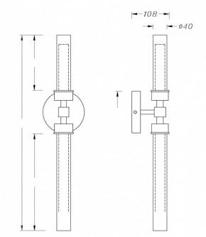Бра Maytoni Stelo MOD116WL-L7B3K в Белоярском - beloyarskiy.mebel24.online | фото 3