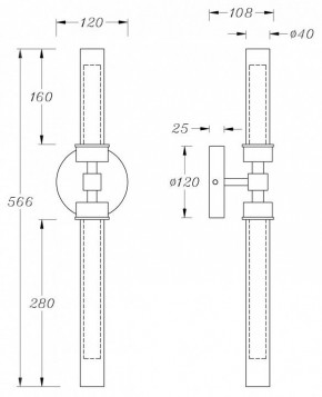 Бра Maytoni Stelo MOD116WL-L7BS3K в Белоярском - beloyarskiy.mebel24.online | фото 3