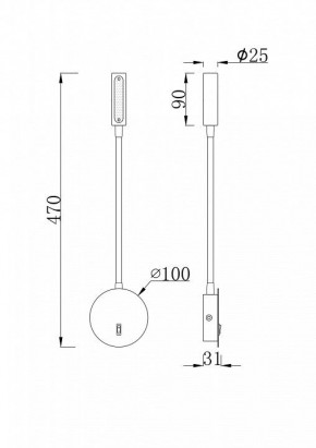 Бра Maytoni Stem C035WL-L3W3K в Белоярском - beloyarskiy.mebel24.online | фото 6