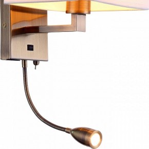 Бра с подсветкой Arte Lamp Hall A9249AP-2AB в Белоярском - beloyarskiy.mebel24.online | фото