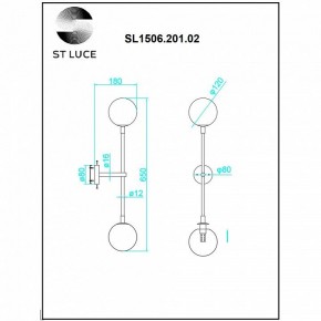 Бра ST-Luce Chieti SL1506.201.02 в Белоярском - beloyarskiy.mebel24.online | фото 5