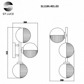 Бра ST-Luce Todo SL1184.401.03 в Белоярском - beloyarskiy.mebel24.online | фото 6