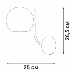 Бра Vitaluce V39570 V39570-8/1A в Белоярском - beloyarskiy.mebel24.online | фото 2