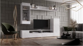 ДАЛЛАС Гостиная (модульная) цемент светлый в Белоярском - beloyarskiy.mebel24.online | фото