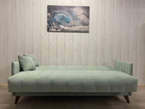 Диван Престиж-3 (НПБ) велюр Sensey mist green в Белоярском - beloyarskiy.mebel24.online | фото 3