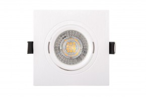 DK3021-WH Встраиваемый светильник, IP 20, 10 Вт, GU5.3, LED, белый, пластик в Белоярском - beloyarskiy.mebel24.online | фото 1