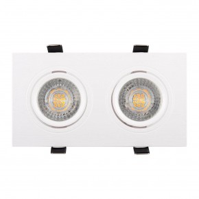 DK3022-WH Встраиваемый светильник, IP 20, 10 Вт, GU5.3, LED, белый, пластик в Белоярском - beloyarskiy.mebel24.online | фото 2