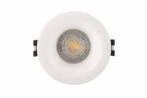 DK3024-WH Встраиваемый светильник, IP 20, 10 Вт, GU5.3, LED, белый, пластик в Белоярском - beloyarskiy.mebel24.online | фото 1