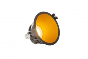 DK3026-BG Встраиваемый светильник, IP 20, 10 Вт, GU5.3, LED, черный/золотой, пластик в Белоярском - beloyarskiy.mebel24.online | фото 3