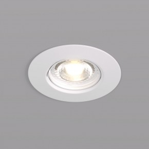 DK3028-WH Встраиваемый светильник, IP 20, 10 Вт, GU5.3, LED, белый, пластик в Белоярском - beloyarskiy.mebel24.online | фото 1
