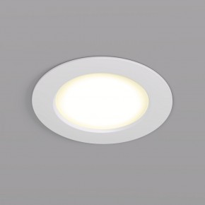 DK3046-WH Встраиваемый светильник, IP 20, 5Вт, LED, белый, пластик в Белоярском - beloyarskiy.mebel24.online | фото 1