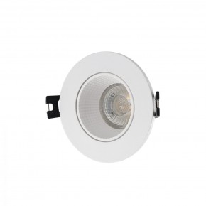 DK3061-WH Встраиваемый светильник, IP 20, 10 Вт, GU5.3, LED, белый/белый, пластик в Белоярском - beloyarskiy.mebel24.online | фото 1